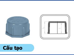 Cấu tạo sản phẩm bít răng trong uPVC - Ống nhựa Đạt Hòa
