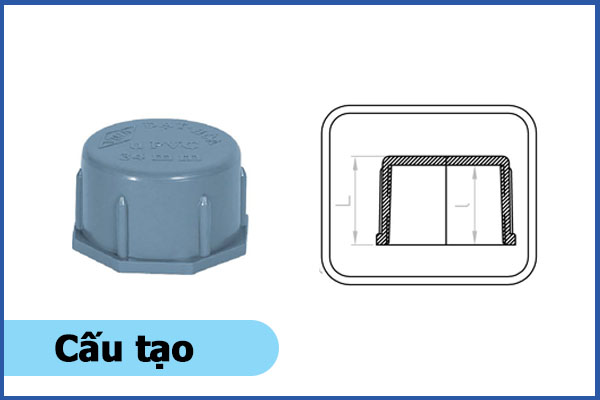 Cấu tạo sản phẩm bít răng trong uPVC - Ống nhựa Đạt Hòa