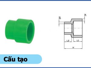 Cấu tạo sản phẩm nối giảm PPR - Ống nhựa Đạt Hòa
