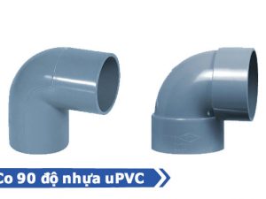 Sản phẩm co 90 độ nhựa uPVC Đạt Hòa - Phụ kiện uPVC nhựa Đạt Hòa