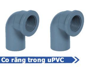 Sản phẩm co răng trong nhựa uPVC Đạt Hòa - Phụ kiện uPVC nhựa Đạt Hòa