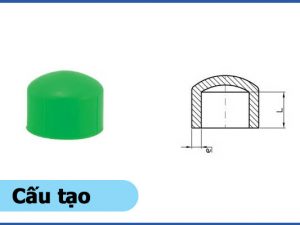 Cấu tạo sản phẩm nút bít PPR - Ống nhựa Đạt Hòa