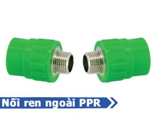 Sản phẩm nối ren ngoài PPR - Phụ kiện PPR nhựa Đạt Hòa