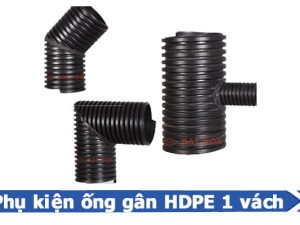 Sản phẩm phụ kiện ống gân HDPE 1 vách - Phụ kiện HDPE nhựa Đạt Hòa