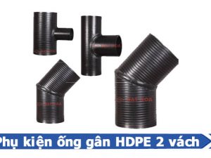 Sản phẩm phụ kiện ống gân HDPE 1 vách - Phụ kiện HDPE nhựa Đạt Hòa