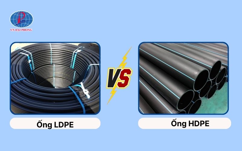 So sánh chi tiết ống HDPE và LDPE