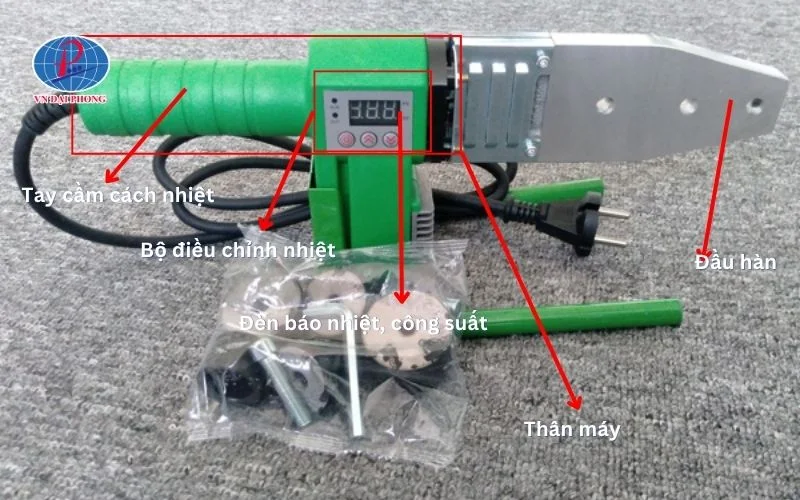 Cấu tạo của máy hàn ống nhiệt PPR