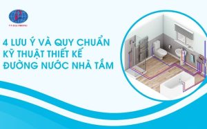 QUY CHUẨN KỸ THUẬT THIẾT KẾ ĐƯỜNG NƯỚC NHÀ TẮM